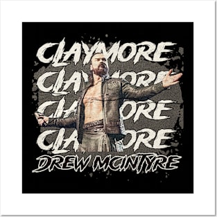 Drew Mcintyre Claymore Posters and Art
